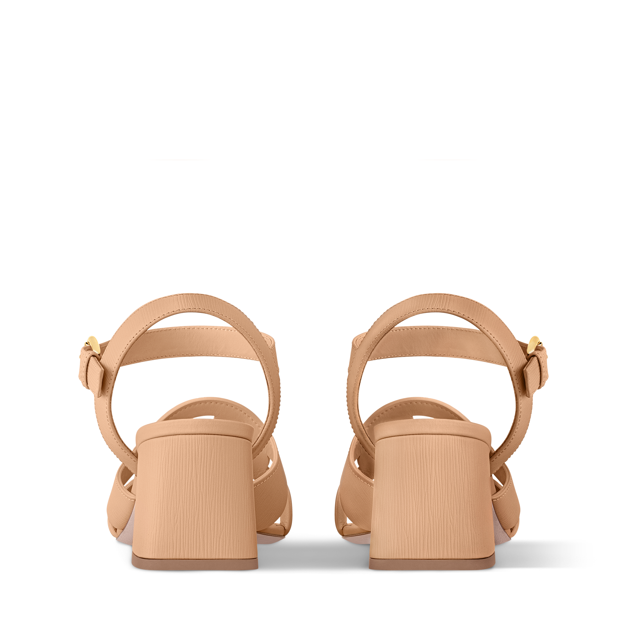 Sandales Stiletto Luxury Rebel En Cuir Beige – Taille 36 EU / 6 US, Neuves Avec Boîte
